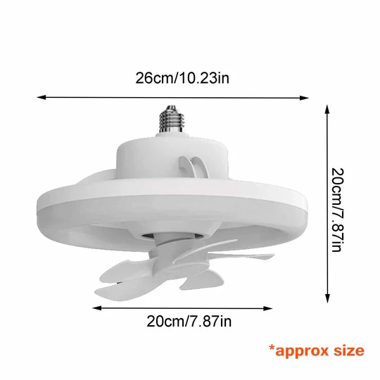 🔥 2-in-1 360 ° Rotating Ceiling Fan Light With Remote Control 😍（BUY 2 FREE SHIPPING）