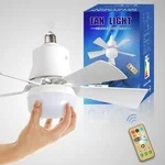 🔥Summer Sale 49% OFF🔥 Bright Cool Ceiling Socket Fan & Light with Remote Control（Buy 2 Free Shipping）