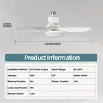 🔥Summer Sale 49% OFF🔥 Bright Cool Ceiling Socket Fan & Light with Remote Control（Buy 2 Free Shipping）