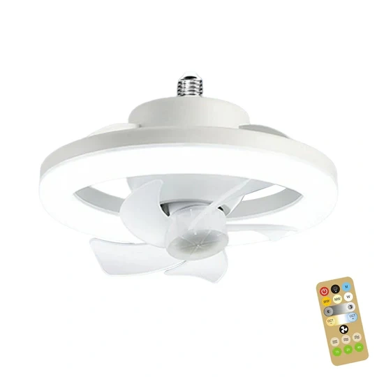🔥 2-in-1 360 ° Rotating Ceiling Fan Light With Remote Control 😍（BUY 2 FREE SHIPPING）