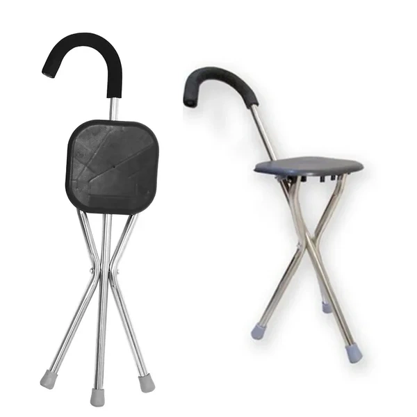 German elderly crutch stool