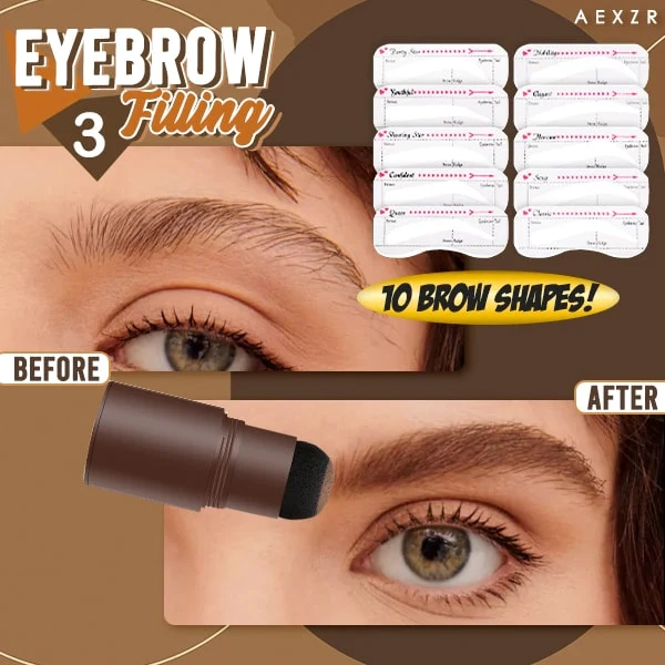 🔥Summer Hot Sale🔥3-in-1 Hairline Concealing Powder Stamp