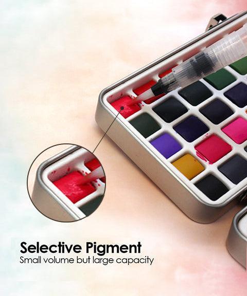 Watercolor Set Of 50 With Brush