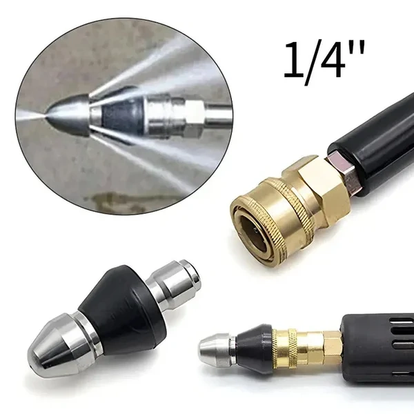 ⏰Sewer Cleaning Tool High-pressure Nozzle（ Buy 2 Free Shipping）
