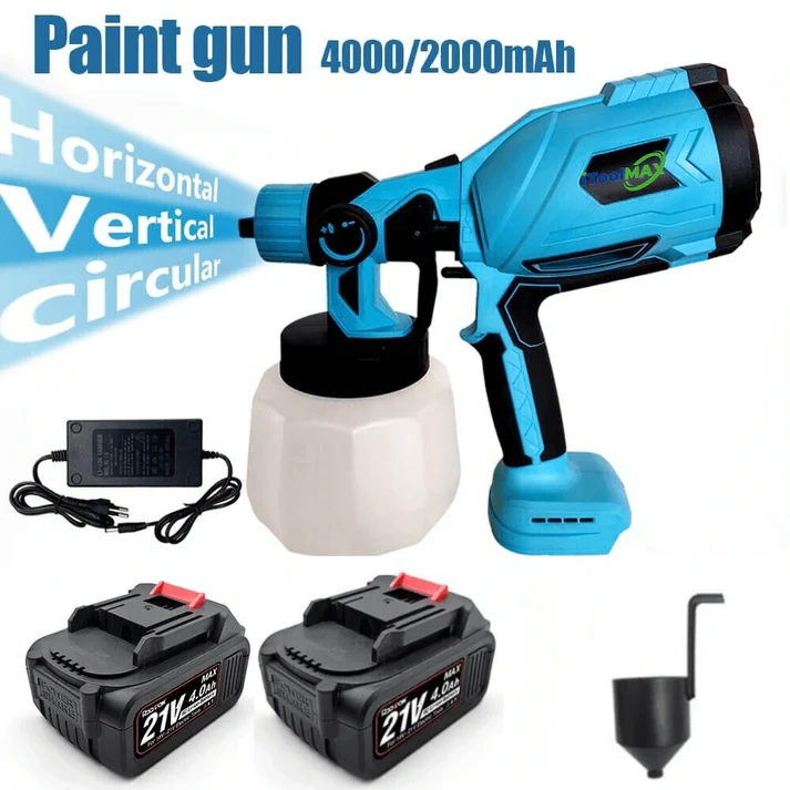 🔥🎁2024 Hot Sale🎁48% OFF-High-pressure Cordless Paint Sprayer with 2 Batteries（ Free Shipping）