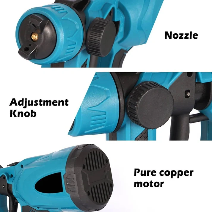 🔥🎁2024 Hot Sale🎁48% OFF-High-pressure Cordless Paint Sprayer with 2 Batteries（ Free Shipping）