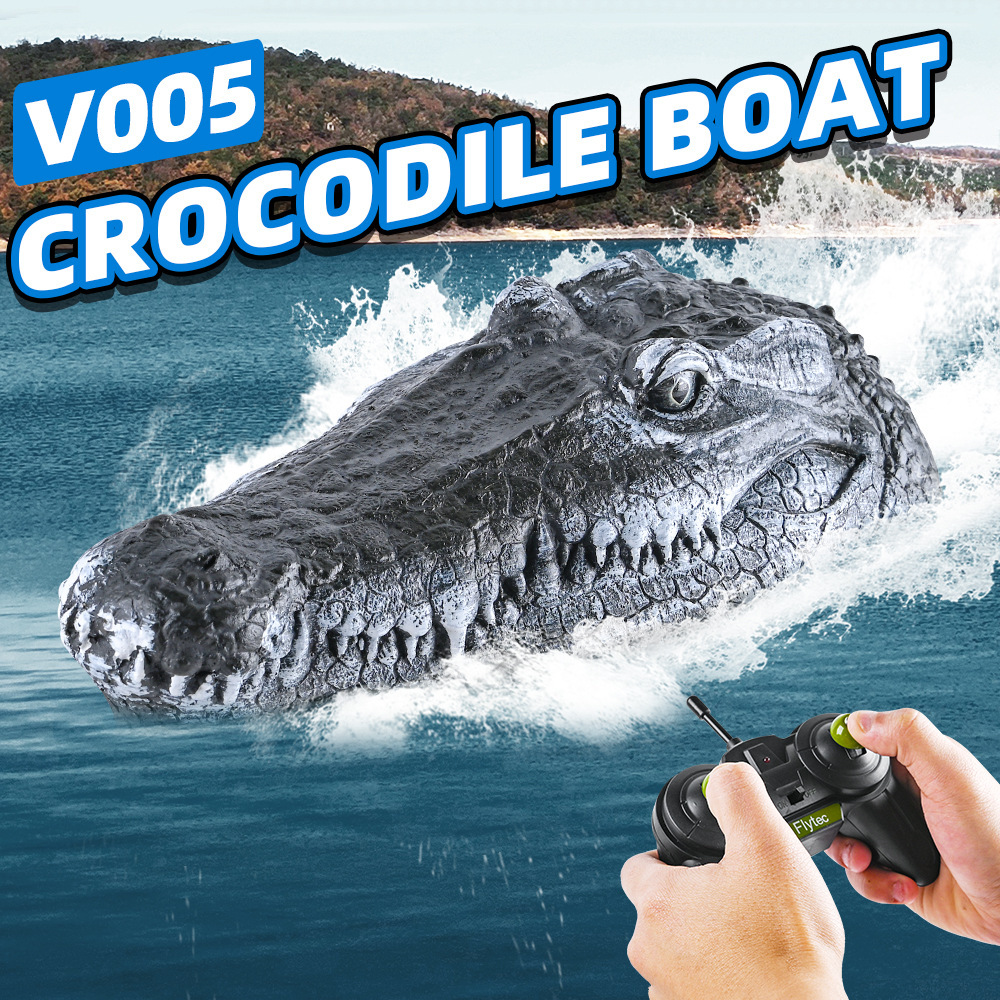 🔥🎁2024 Hot Sale🎁Crocodile Head Remote Control Boat & Free shipping