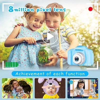 Kids Digital Video HD Camera with 32GB SD Card