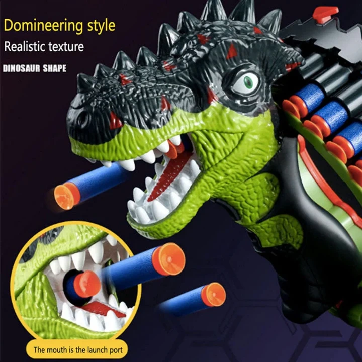 Dinosaur Rapid Fire with 34 Soft Bullets
