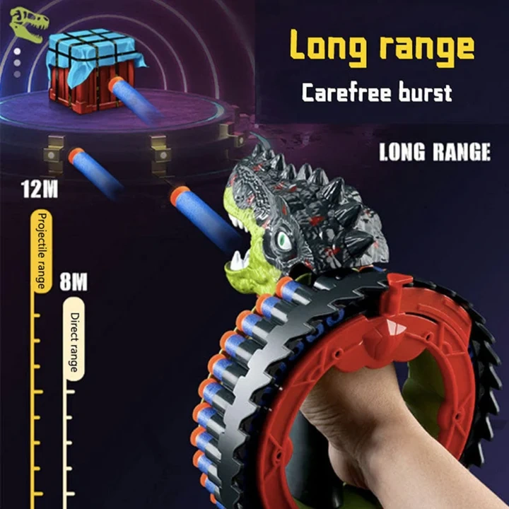 Dinosaur Rapid Fire with 34 Soft Bullets