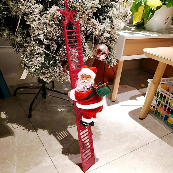 ClimbingSanta Santa Climbing Musical Ladder | Fun and Festive Decor