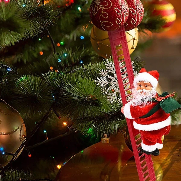 ClimbingSanta Santa Climbing Musical Ladder | Fun and Festive Decor