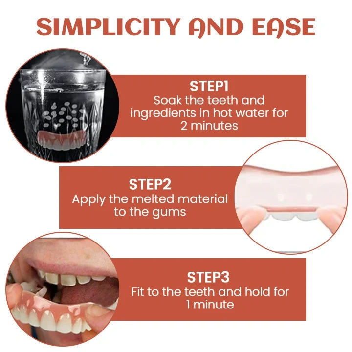 🔥🎁2024 Hot Sale🎁48% OFF-New denture silicone lining kit(Limited time 50% off)（Buy 2 Free Shipping）
