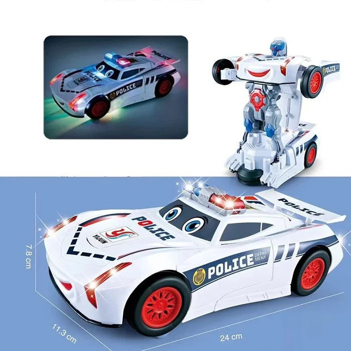 🔥2024 HOT SALE🔥Electric Universal Deformation Police Toy Car（ Buy 2 Free Shipping）