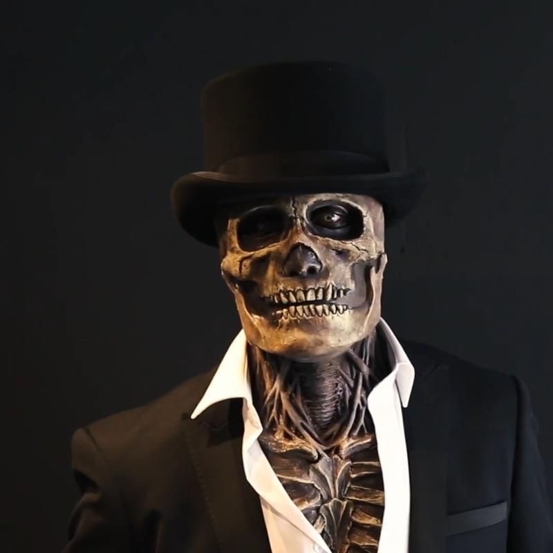 ☠️Full Head Skeleton Halloween Mask ☠️Buy 2 Free Shipping