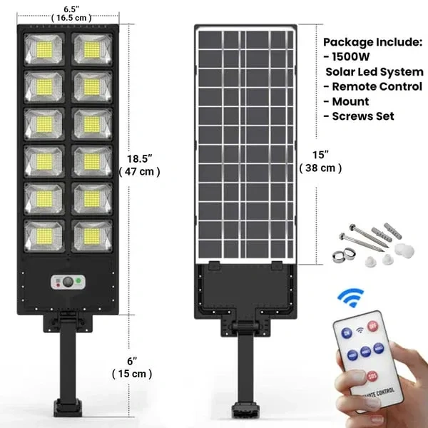 ⏰Last Day Promotion 49% OFF - 1500W Solar Led Light System