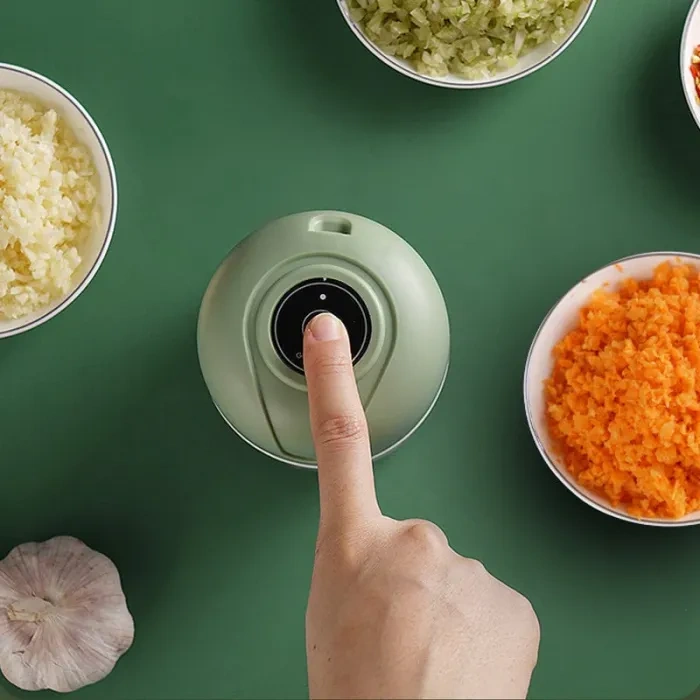 (🎁2024-kitchenware Hot Sale🎁 48% OFF)-USB Rechargebale Electric Garlic Grinder