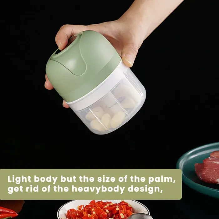 (🎁2024-kitchenware Hot Sale🎁 48% OFF)-USB Rechargebale Electric Garlic Grinder