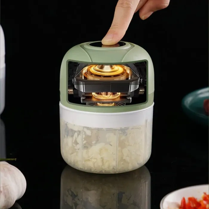 (🎁2024-kitchenware Hot Sale🎁 48% OFF)-USB Rechargebale Electric Garlic Grinder
