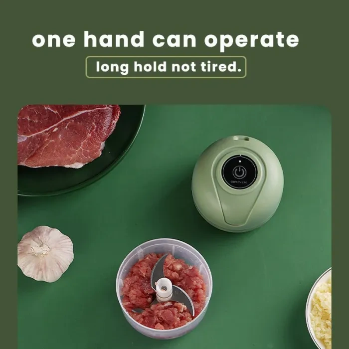 (🎁2024-kitchenware Hot Sale🎁 48% OFF)-USB Rechargebale Electric Garlic Grinder
