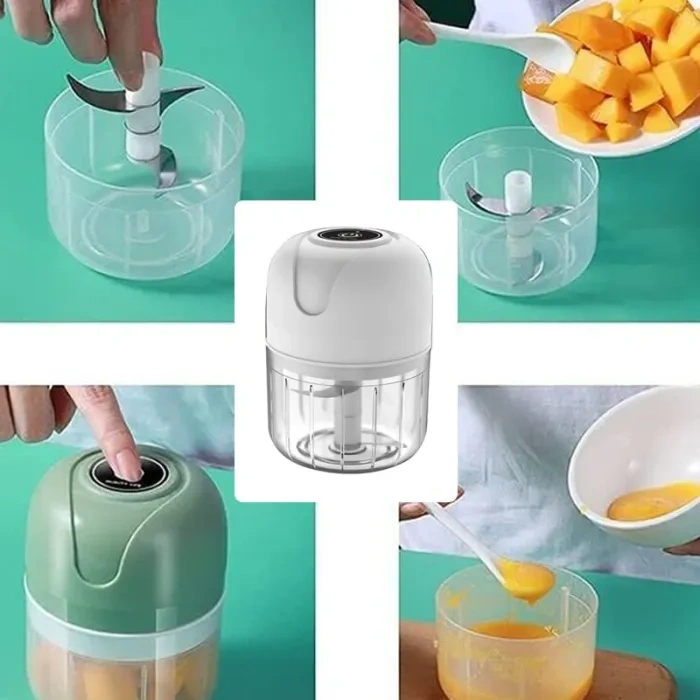 (🎁2024-kitchenware Hot Sale🎁 48% OFF)-USB Rechargebale Electric Garlic Grinder