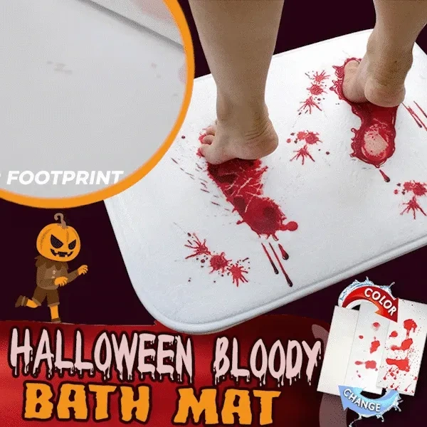 🔥Halloween Pre-Sale 🎉Bloody Color Changing Bath Mat