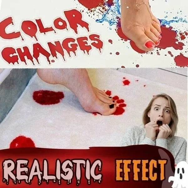 🔥Halloween Pre-Sale 🎉Bloody Color Changing Bath Mat