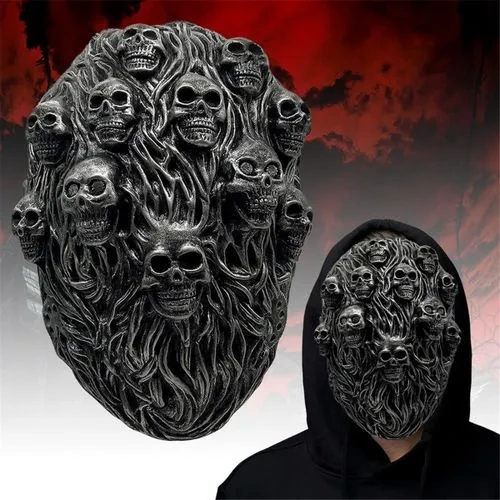 🔥2024 Halloween Hot Sale😈New Steam Skull Punk Mask