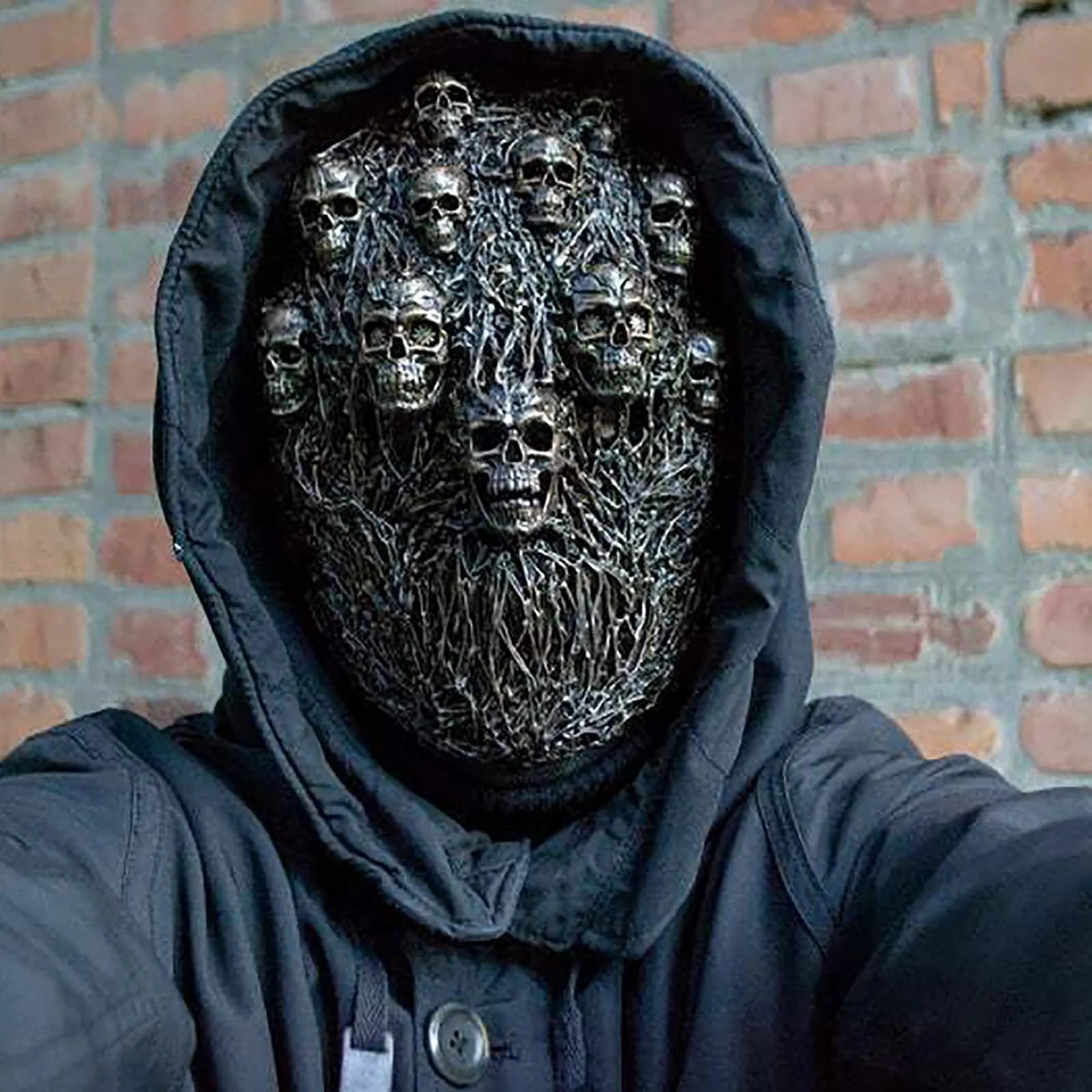🔥2024 Halloween Hot Sale😈New Steam Skull Punk Mask