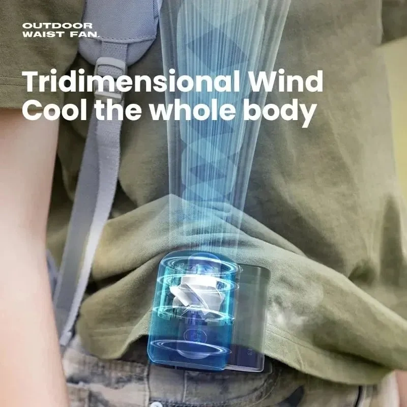 🔥Summer Hot Sale 50% Off🔥Bladeless Waist Mounted Electric Fan