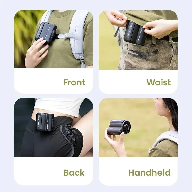 🔥Summer Hot Sale 50% Off🔥Bladeless Waist Mounted Electric Fan
