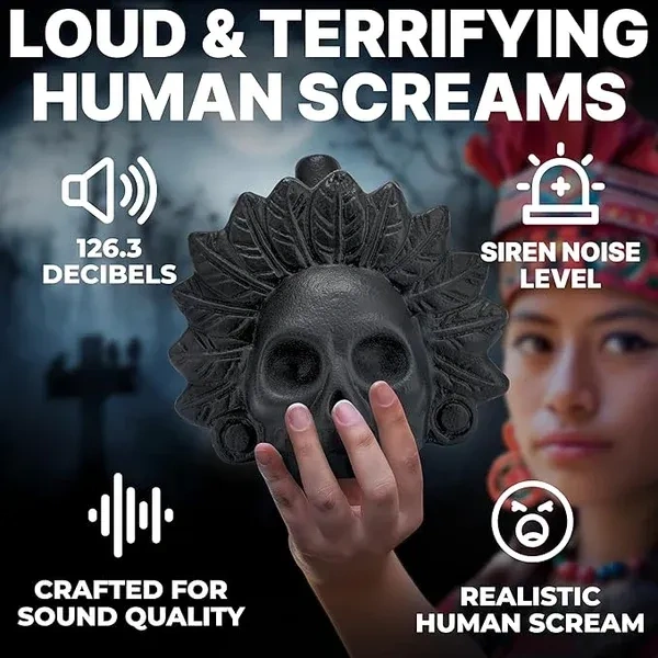 💀Halloween Hot Sale🔥—😈Aztec Ghost Whistle（Buy 2 Free Shipping）