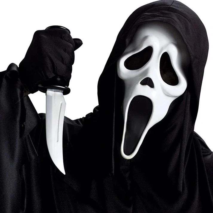 Halloween Adult Scream Mask Ghostface Horror Costume
