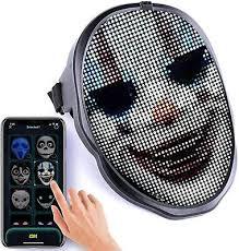 🔥49% OFF💥Halloween Hot Sale🔥Luminous Mask With Bluetooth（ Free Shipping）
