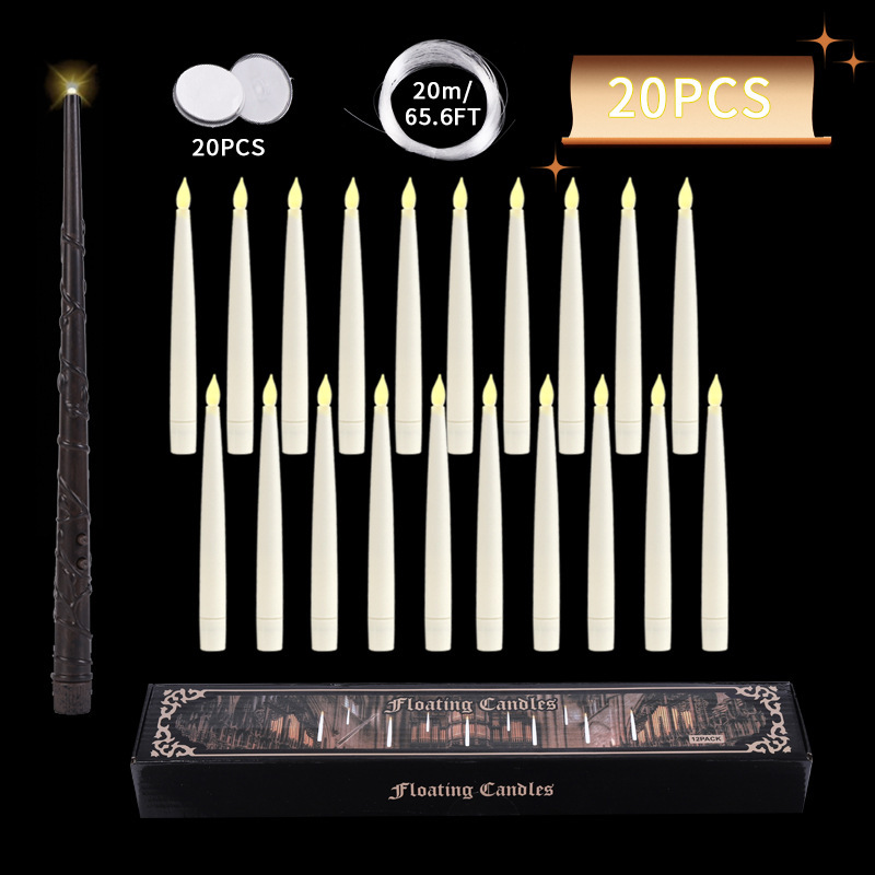 [FLASH SALE⚡️] Lumos Magic Candles with Wand 🎃