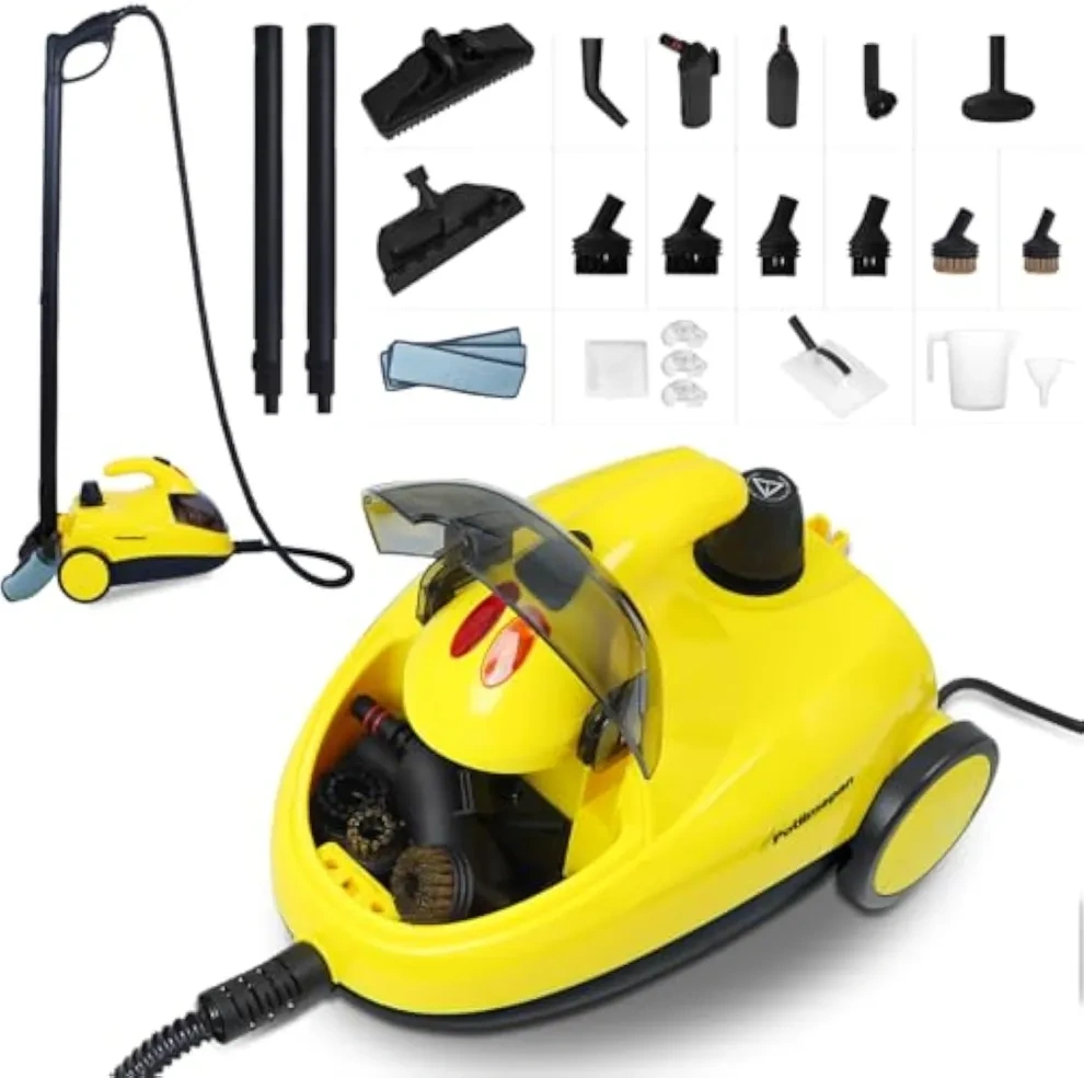 🚀1500 Watt Portable Deep Steam Cleaner with Accessories✈✈✈global shipping