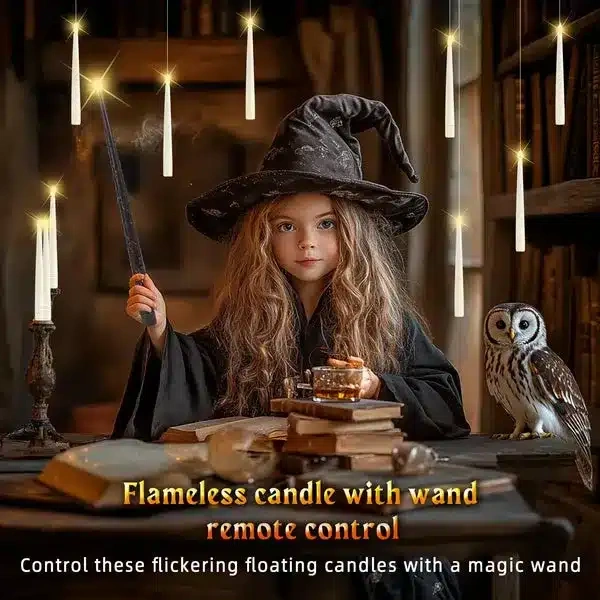 [FLASH SALE⚡️] Lumos Magic Candles with Wand 🎃
