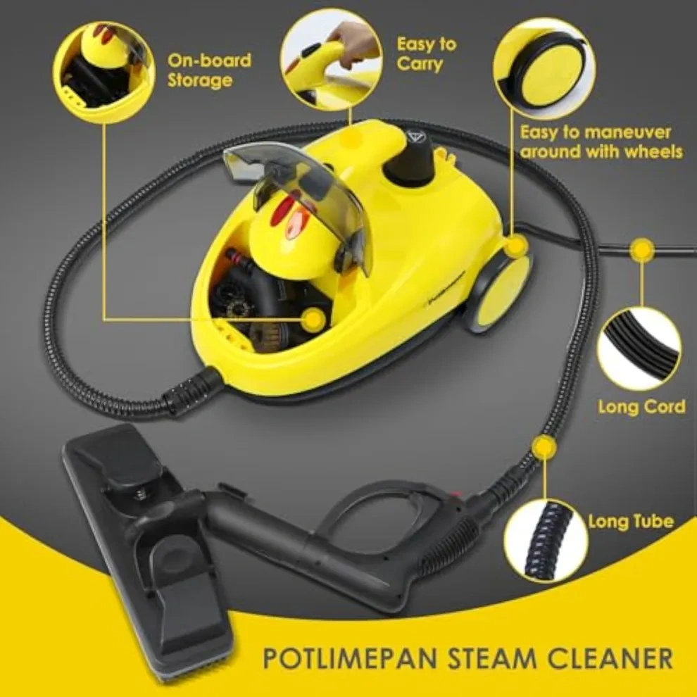 🚀1500 Watt Portable Deep Steam Cleaner with Accessories✈✈✈global shipping