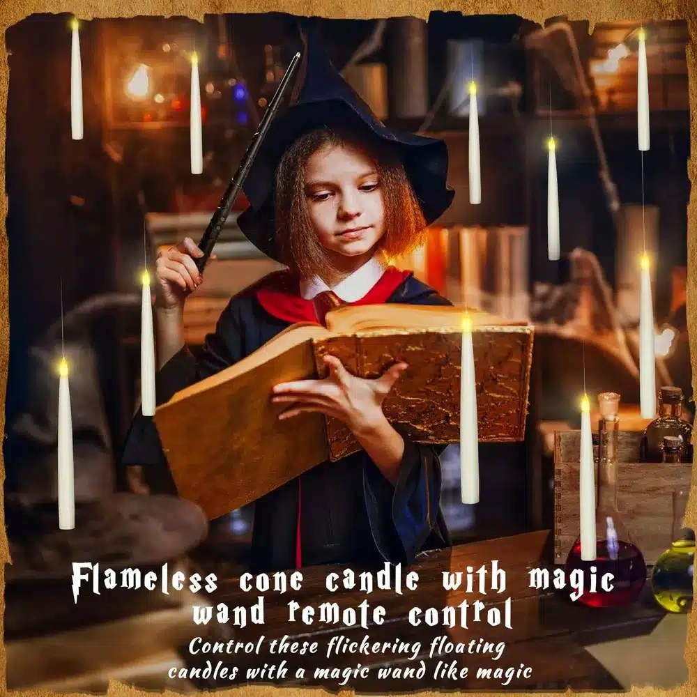 [FLASH SALE⚡️] Lumos Magic Candles with Wand 🎃