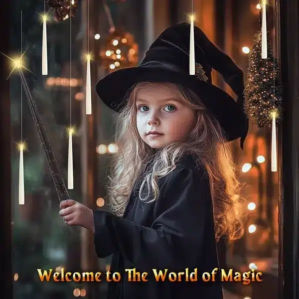 [FLASH SALE⚡️] Lumos Magic Candles with Wand 🎃