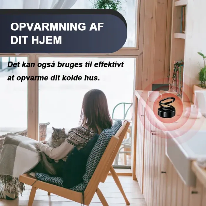 Portable kinetic heater in mini format