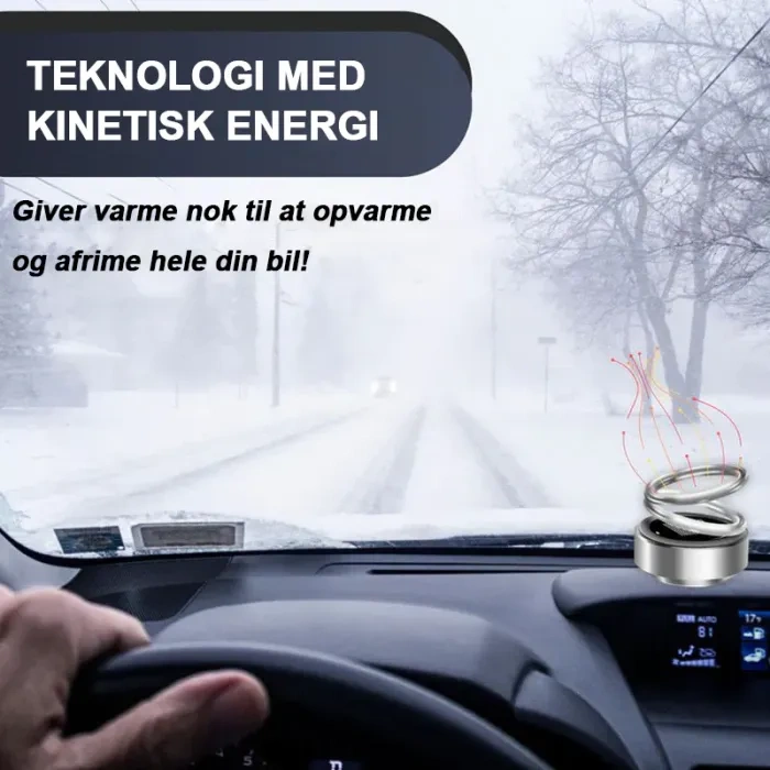 Portable kinetic heater in mini format