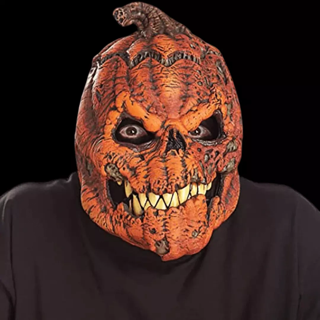 🔥49% OFF💥Halloween Hot Sale🔥Pumpkin Mask With a Movable Jaw