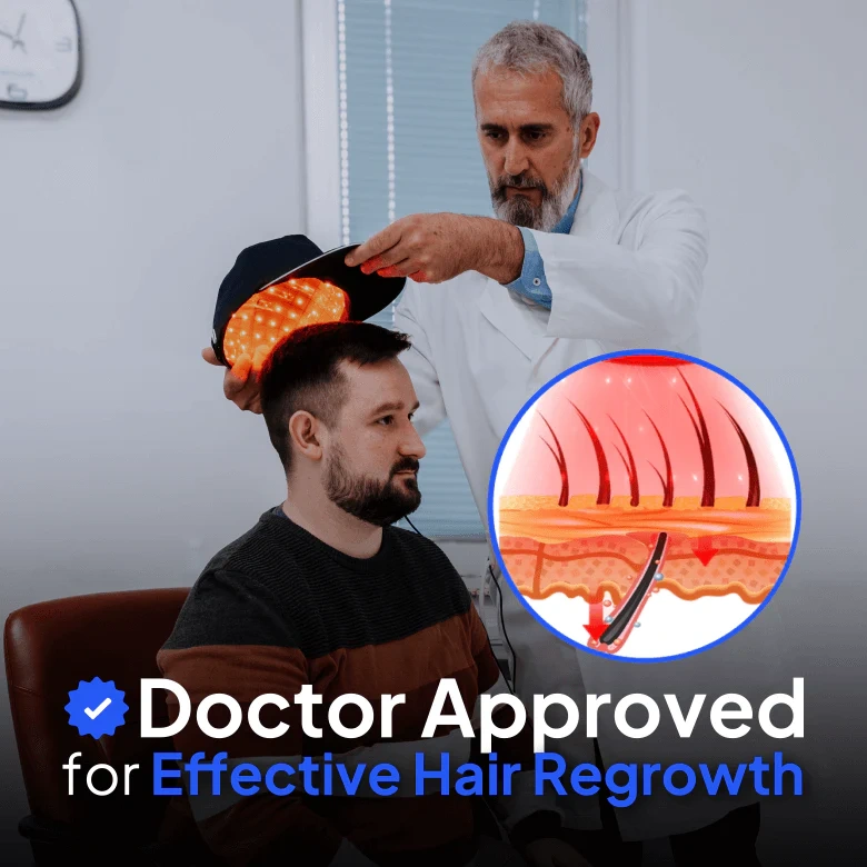 Regrow your hair in 120 days with Nordic® Laser Cap