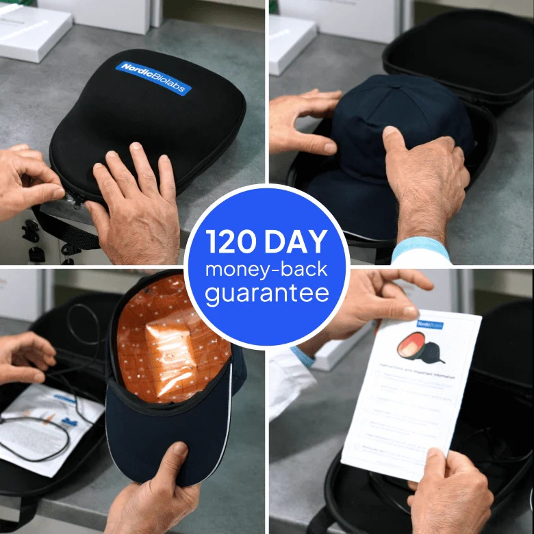 Regrow your hair in 120 days with Nordic® Laser Cap