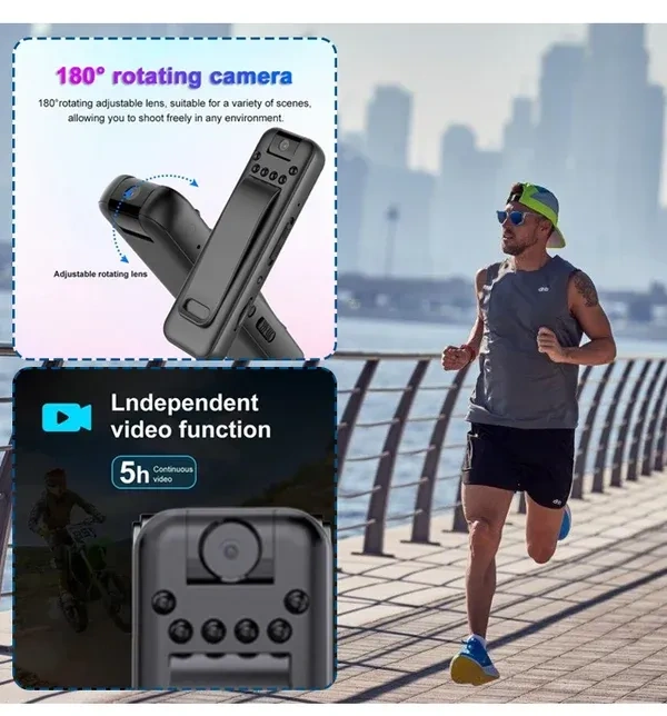📷2024 New Upgrade Convenient HD 1080P Noise Reduction Camera Law Enforcement Instrument