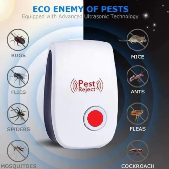 🎁Ultrasonic Pest Repeller for Mosquito, Cockroaches, Rats, Ants, Lizards, Spiders, Etc: Keep Your Family Safe and Healthy
