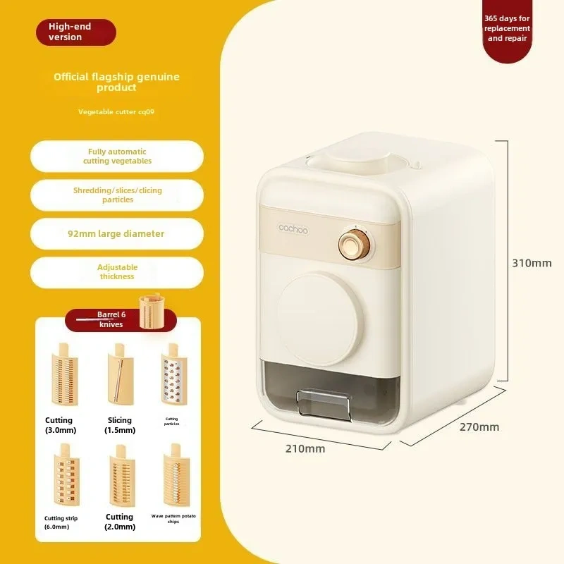 Fully automatic vegetable slicer