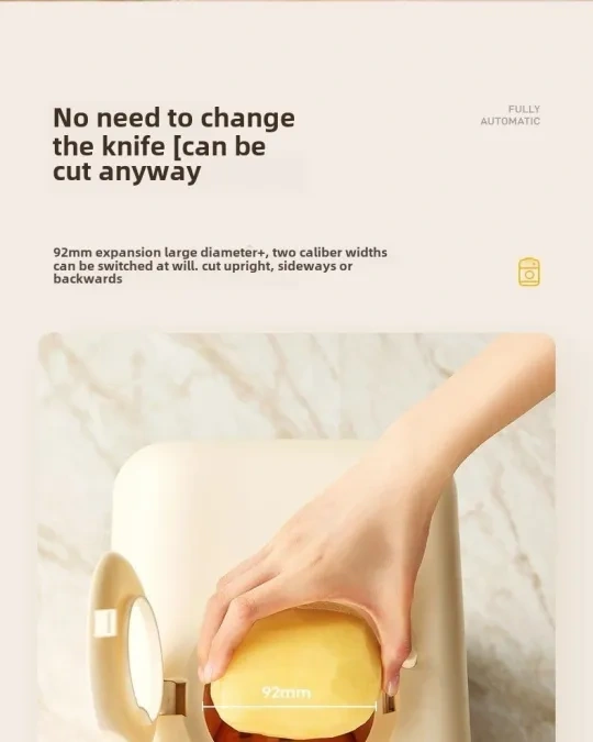 Fully automatic vegetable slicer