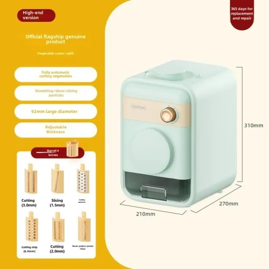 Fully automatic vegetable slicer